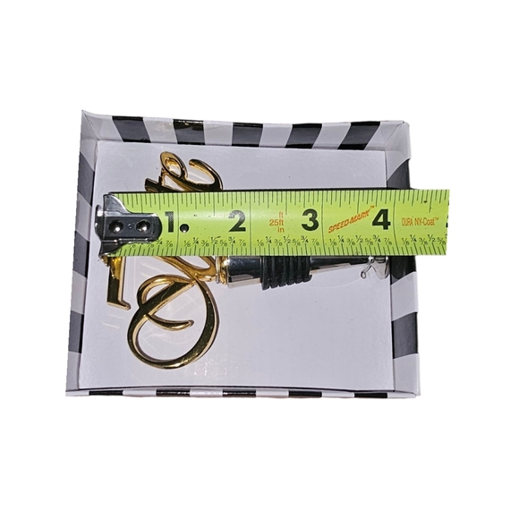 Thirstystone - NEW Gold and Silver Tone 'Taste' Bottle /Wine Stoppers. Lot of 2. - Picture 6 of 6